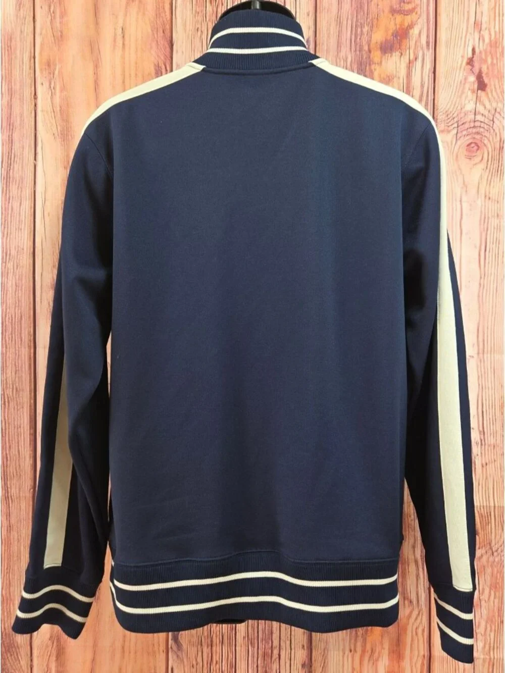 The North Face Mens Navy Blue Full-Zip Track Jacket Large
